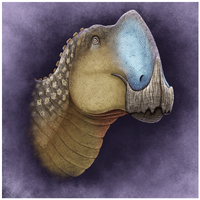Life reconstruction of Coahuilasaurus.png